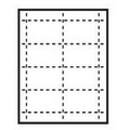 Classic Horizontal Paper Name Badge Insert - Blank (3 1/2"x2 1/4")